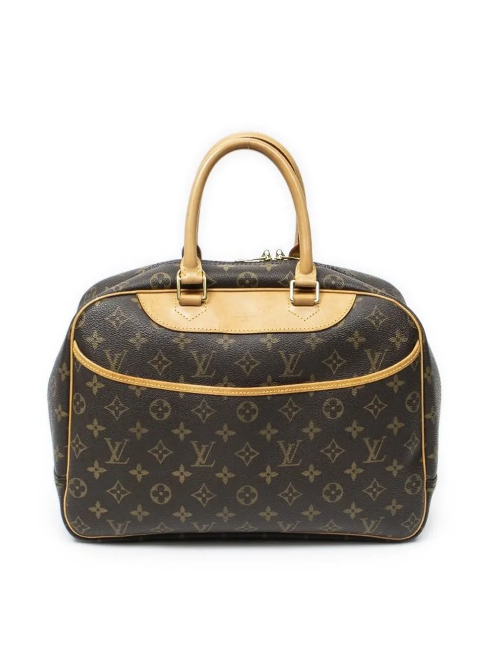 Louis Vuitton Deauville Brown Monogram Canvas Handbag - Picture 1 of 10